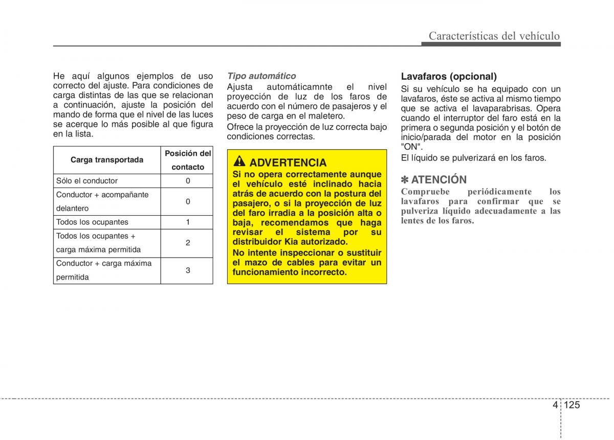 Kia Optima III 3 manual del propietario / page 210