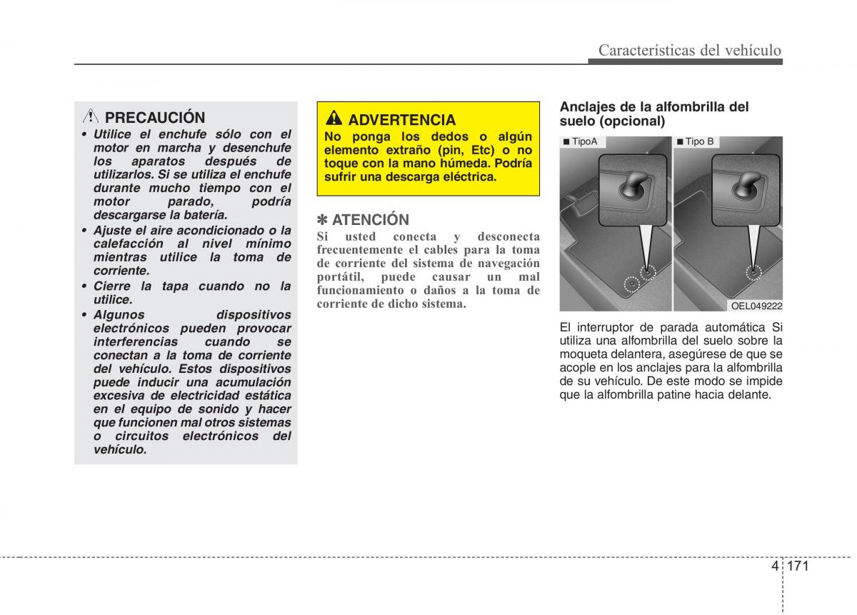 Kia Optima III 3 manual del propietario / page 256