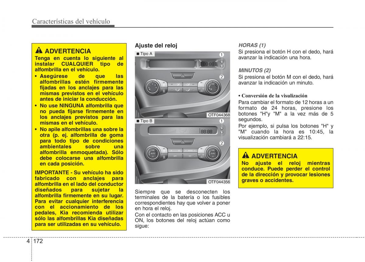 Kia Optima III 3 manual del propietario / page 257