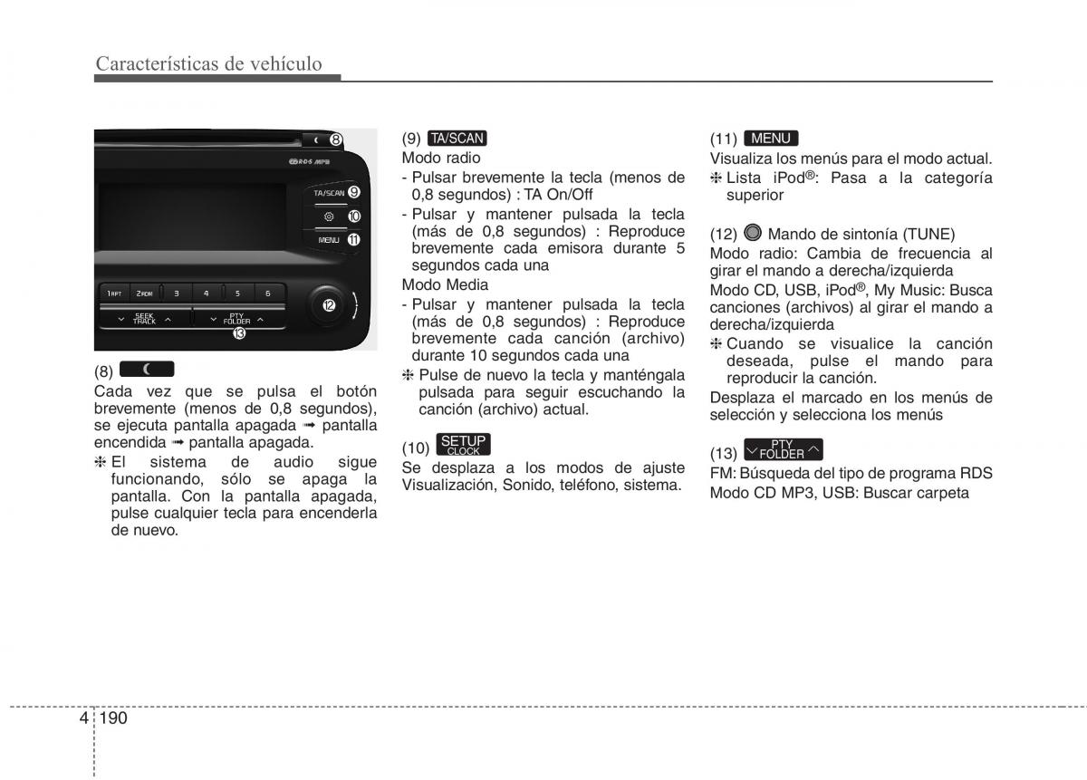 Kia Optima III 3 manual del propietario / page 275