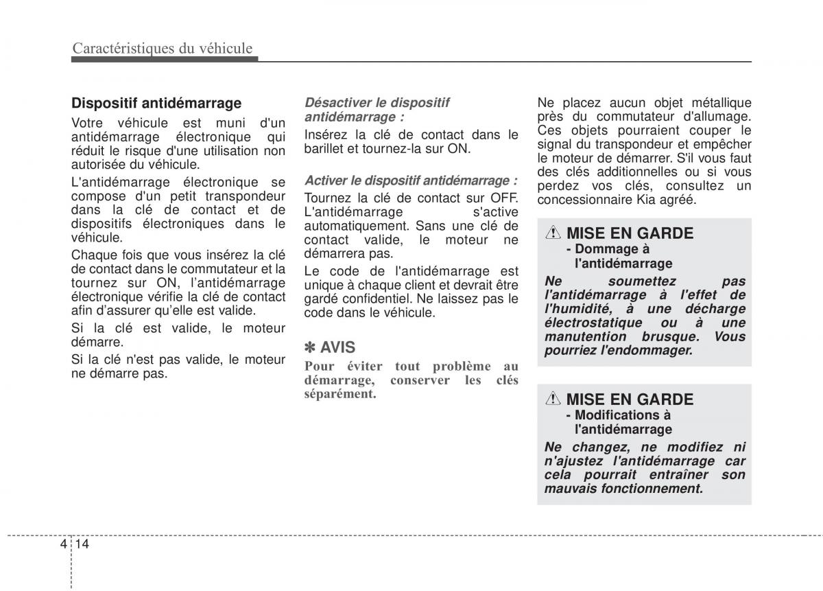 Kia Optima III 3 manuel du proprietaire / page 92