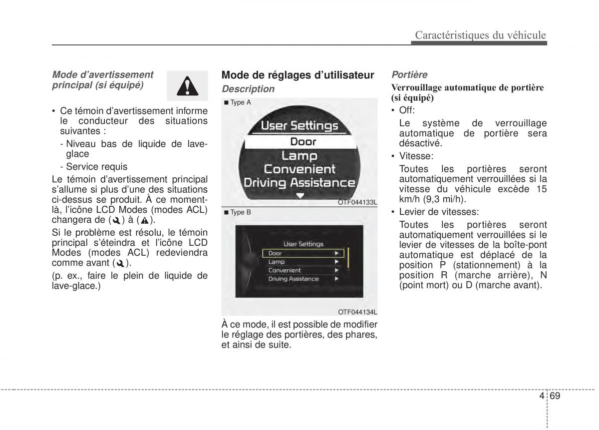 Kia Optima III 3 manuel du proprietaire / page 147