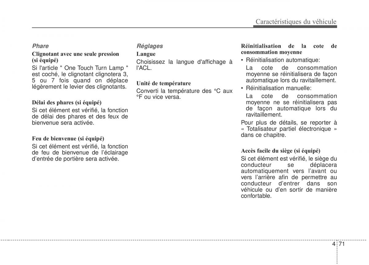 Kia Optima III 3 manuel du proprietaire / page 149