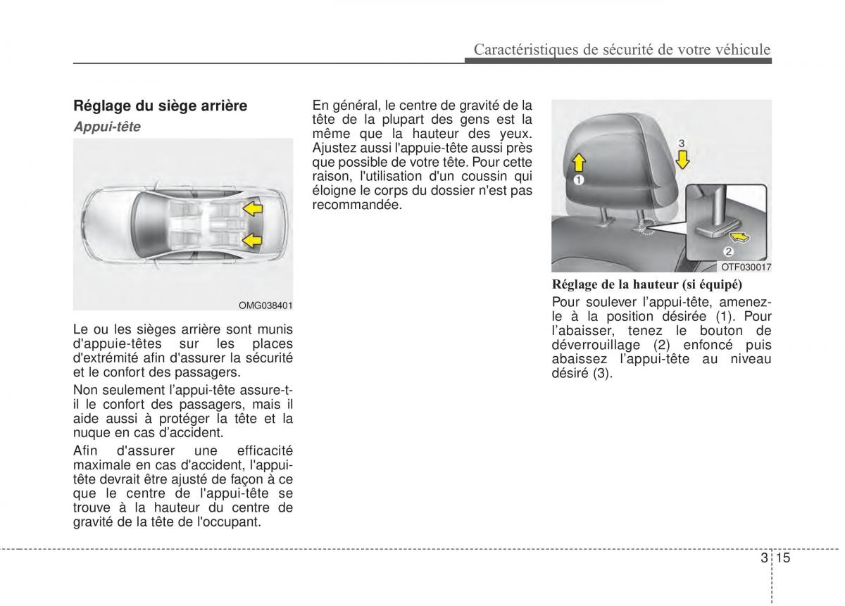 Kia Optima III 3 manuel du proprietaire / page 30