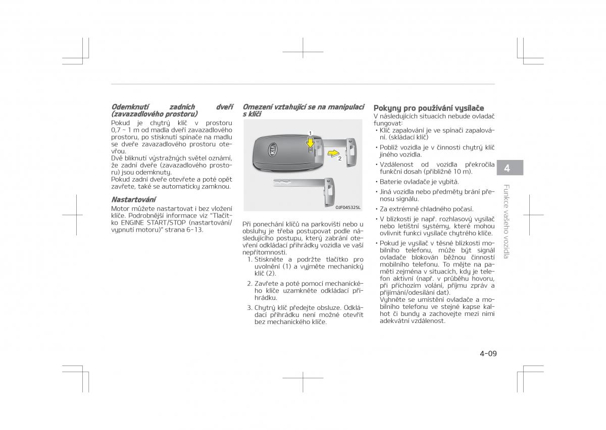 Kia Optima IV 4 navod k obsludze / page 99