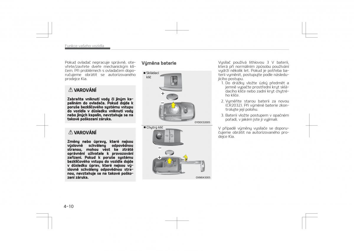 Kia Optima IV 4 navod k obsludze / page 100