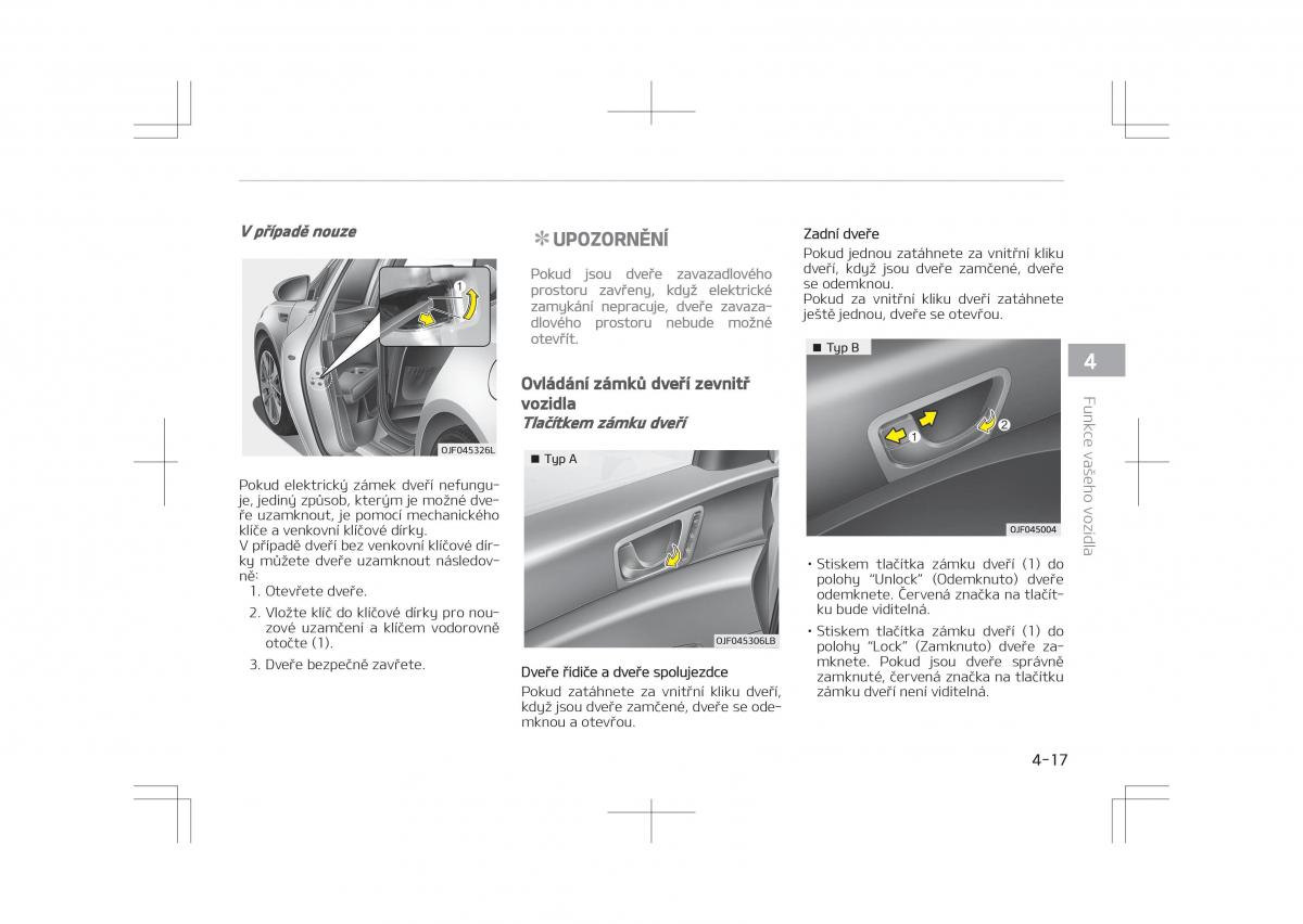 Kia Optima IV 4 navod k obsludze / page 107