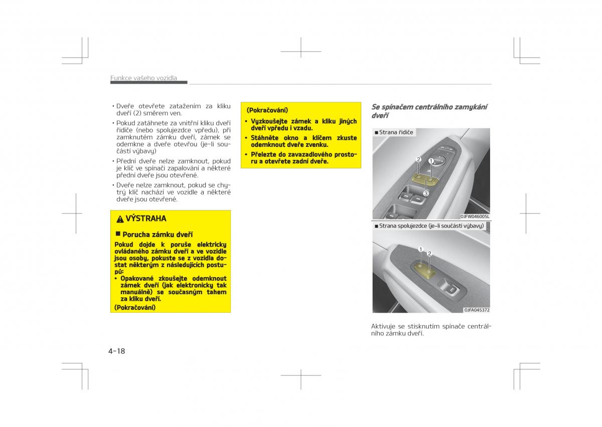 Kia Optima IV 4 navod k obsludze / page 108