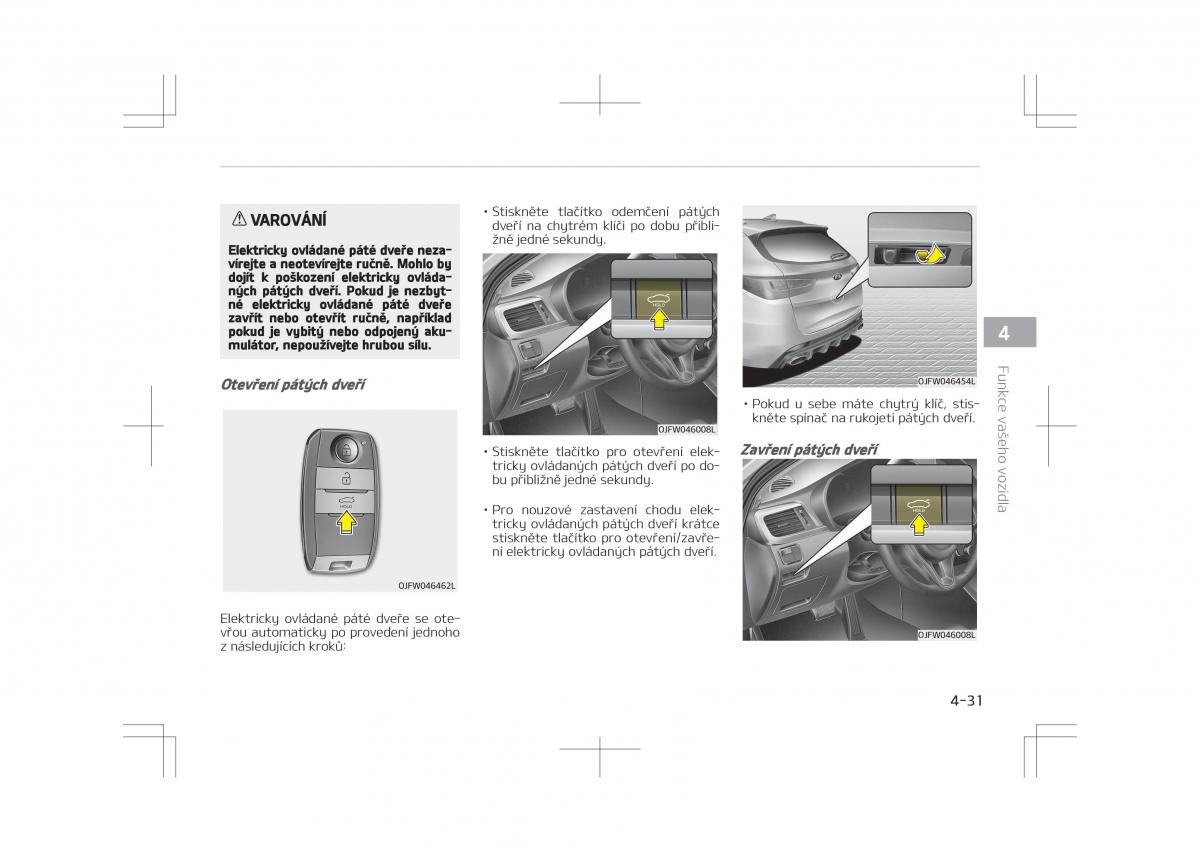 Kia Optima IV 4 navod k obsludze / page 121