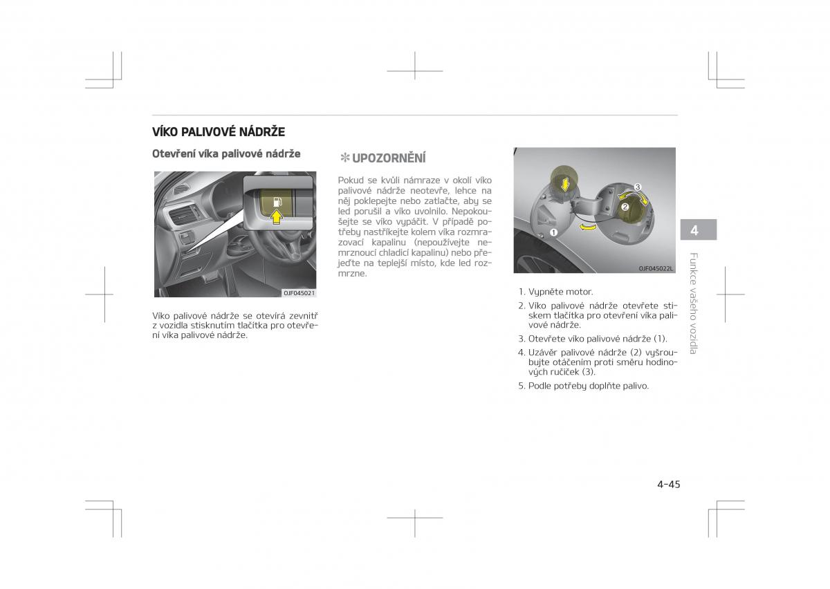 Kia Optima IV 4 navod k obsludze / page 135