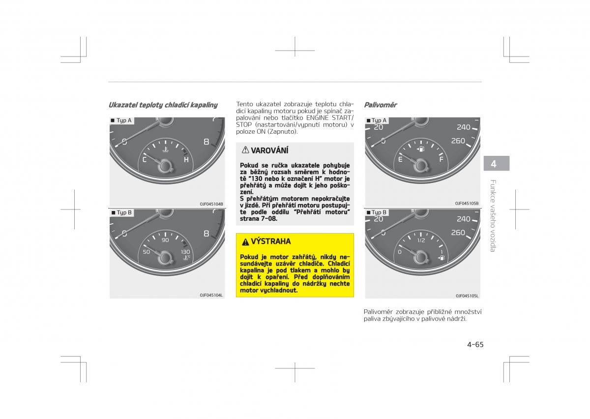 Kia Optima IV 4 navod k obsludze / page 155