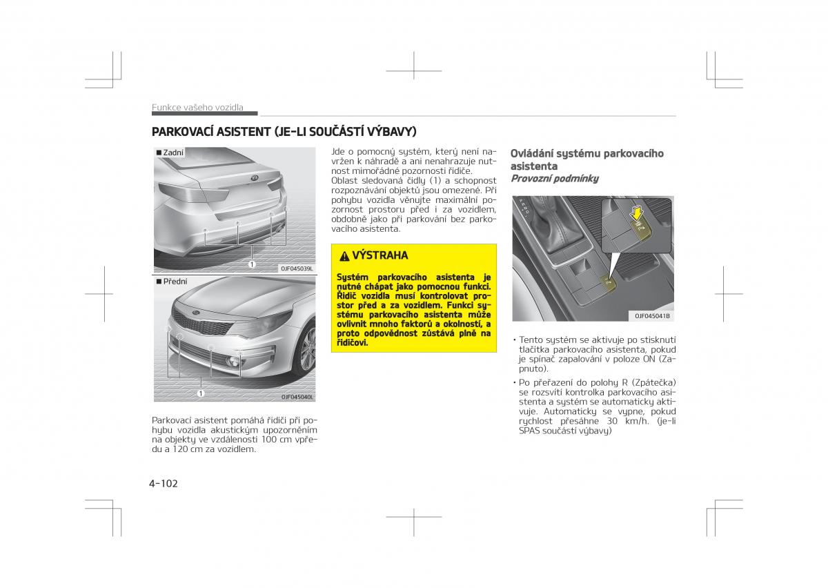 Kia Optima IV 4 navod k obsludze / page 192