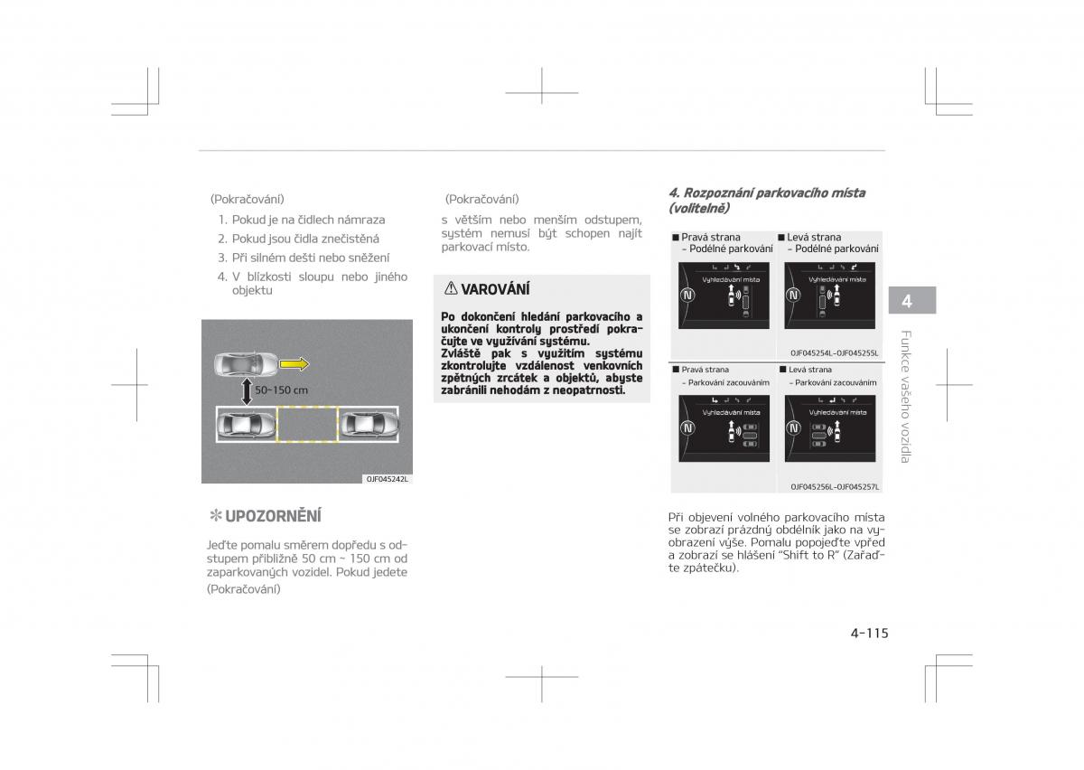 Kia Optima IV 4 navod k obsludze / page 205