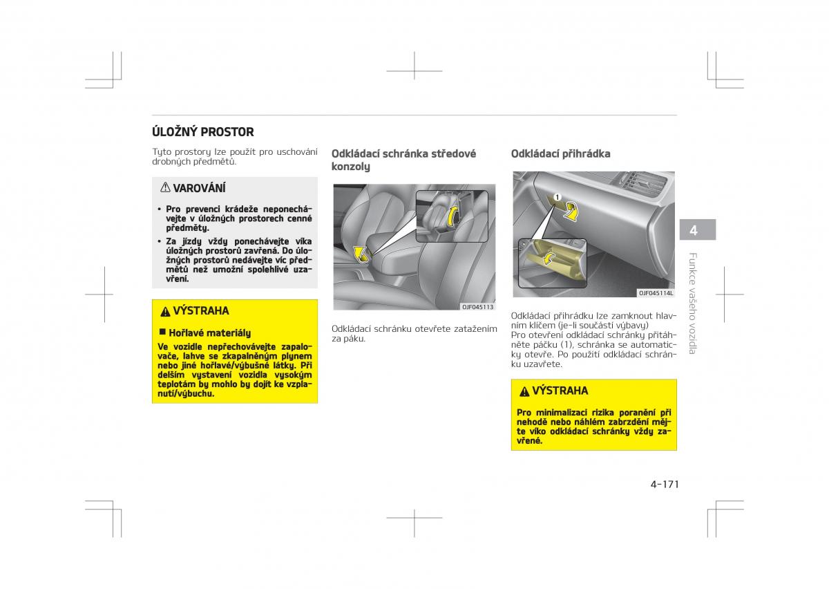 Kia Optima IV 4 navod k obsludze / page 261