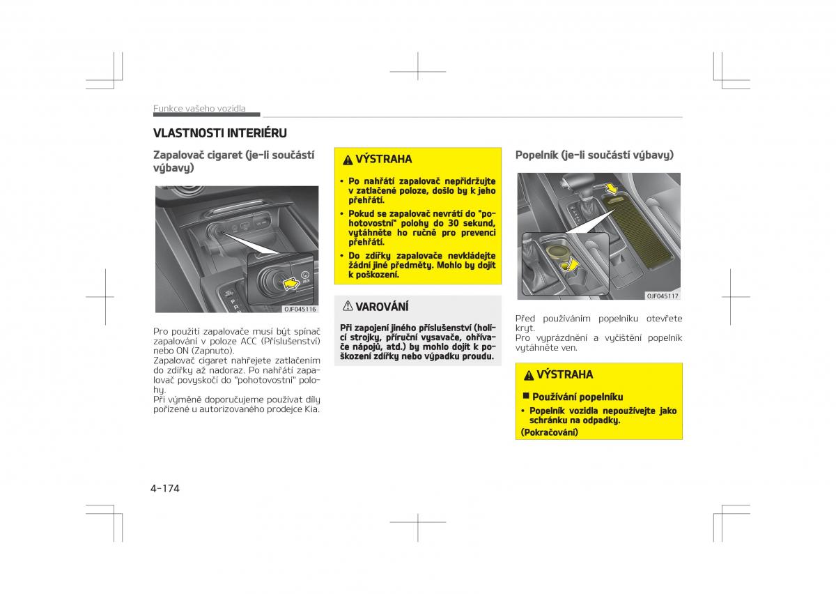 Kia Optima IV 4 navod k obsludze / page 264