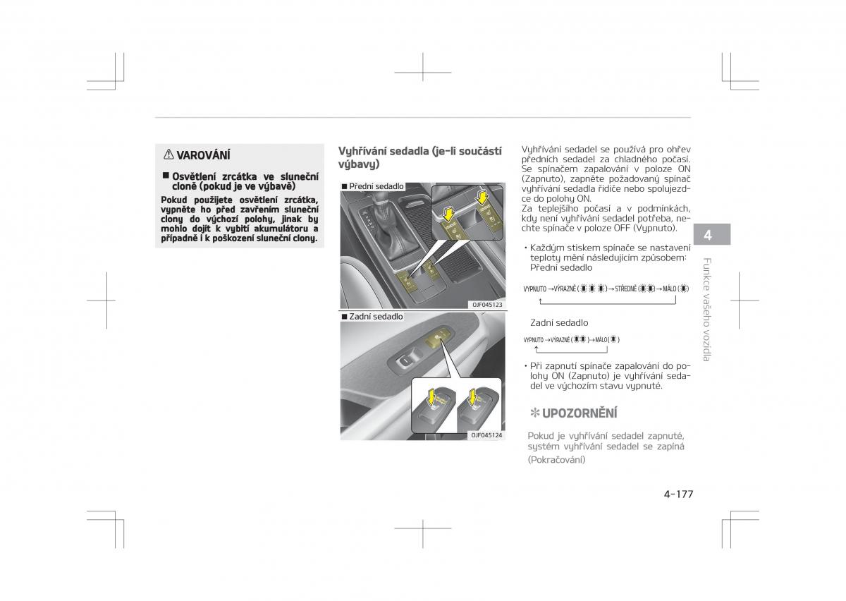 Kia Optima IV 4 navod k obsludze / page 267