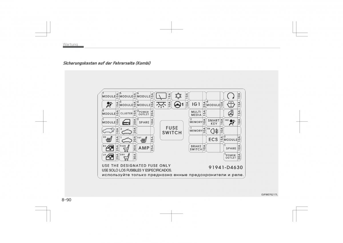 Kia Optima IV 4 Handbuch / page 734