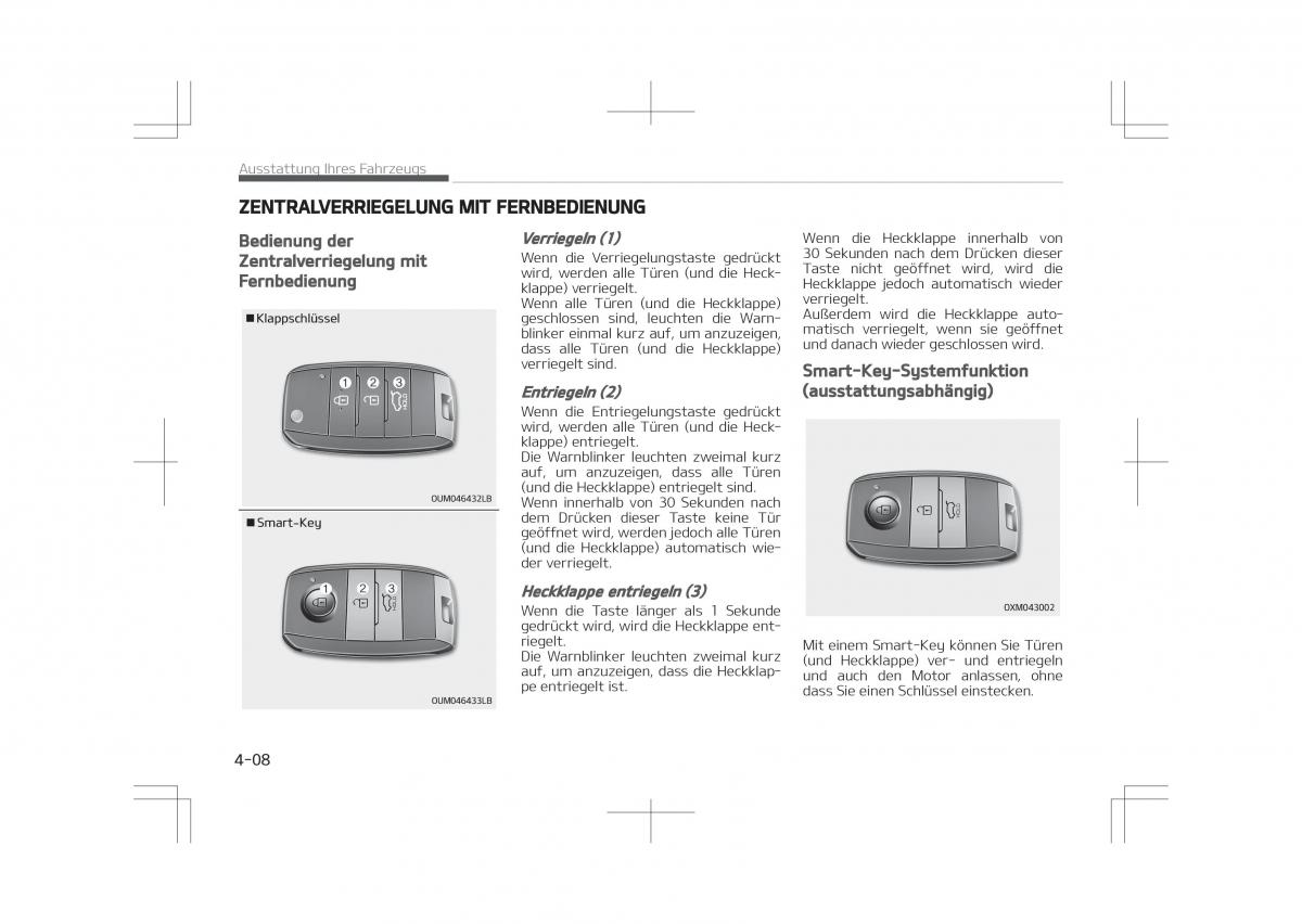 Kia Optima IV 4 Handbuch / page 106