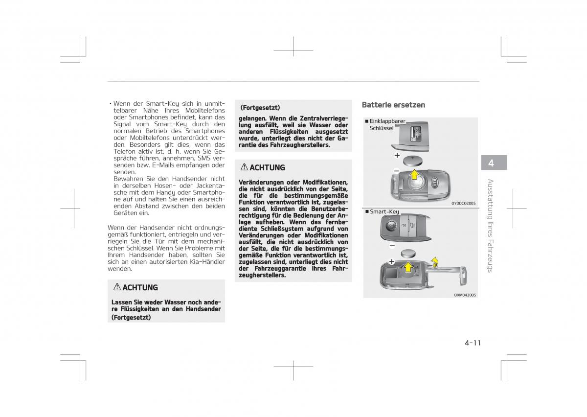 Kia Optima IV 4 Handbuch / page 109