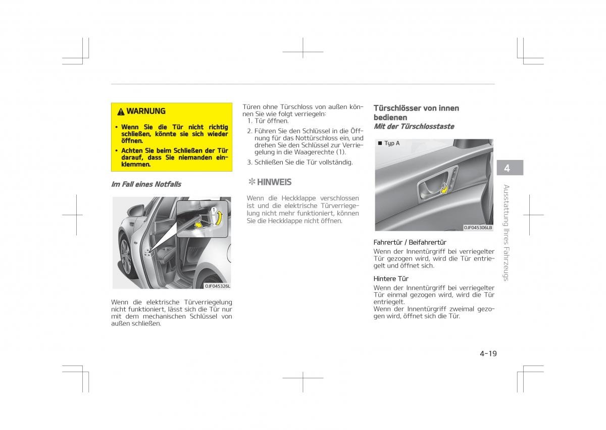 Kia Optima IV 4 Handbuch / page 117