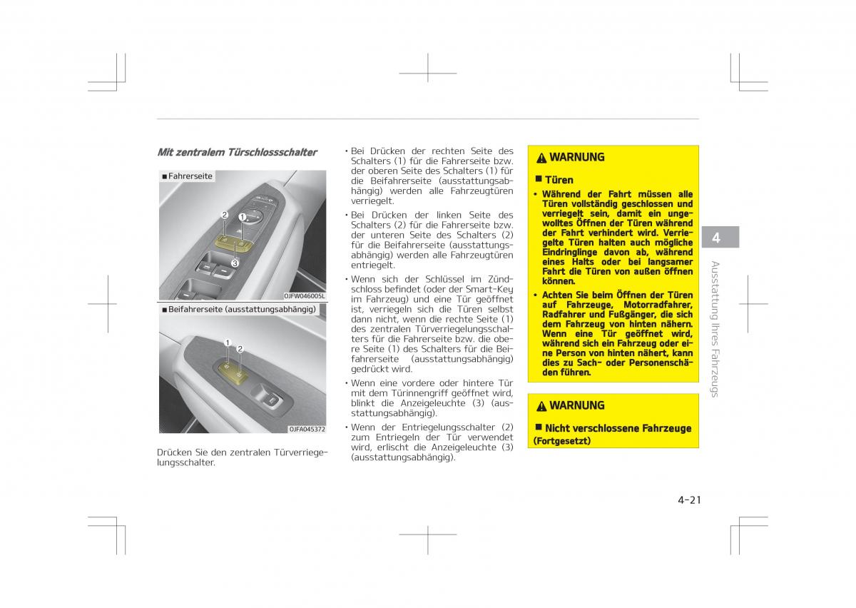 Kia Optima IV 4 Handbuch / page 119