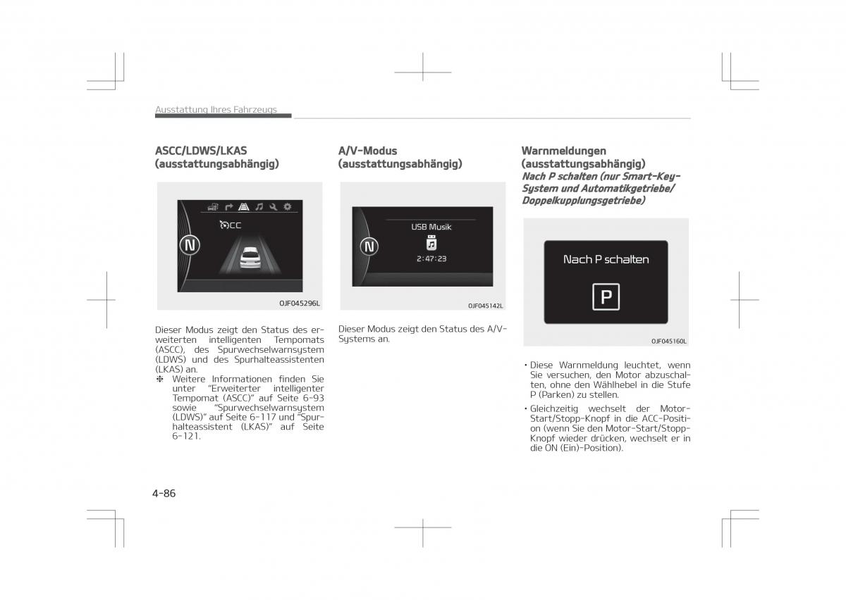 Kia Optima IV 4 Handbuch / page 184