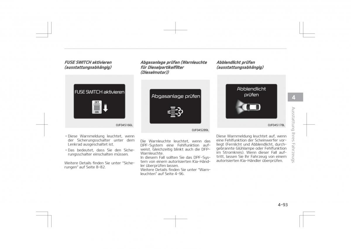 Kia Optima IV 4 Handbuch / page 191