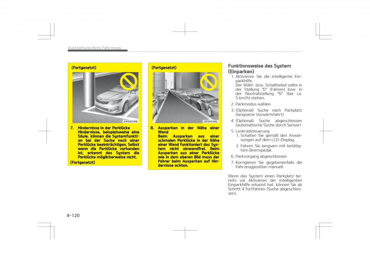 Kia Optima IV 4 Handbuch / page 218