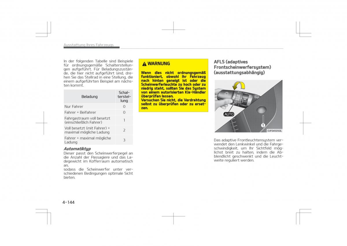 Kia Optima IV 4 Handbuch / page 242