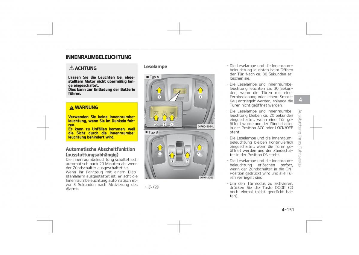 Kia Optima IV 4 Handbuch / page 249