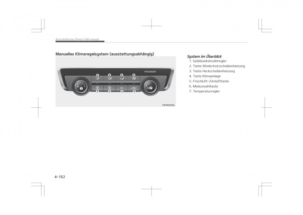 Kia Optima IV 4 Handbuch / page 260