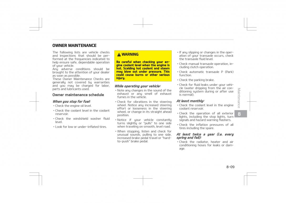 Kia Optima IV 4 owners manual / page 595