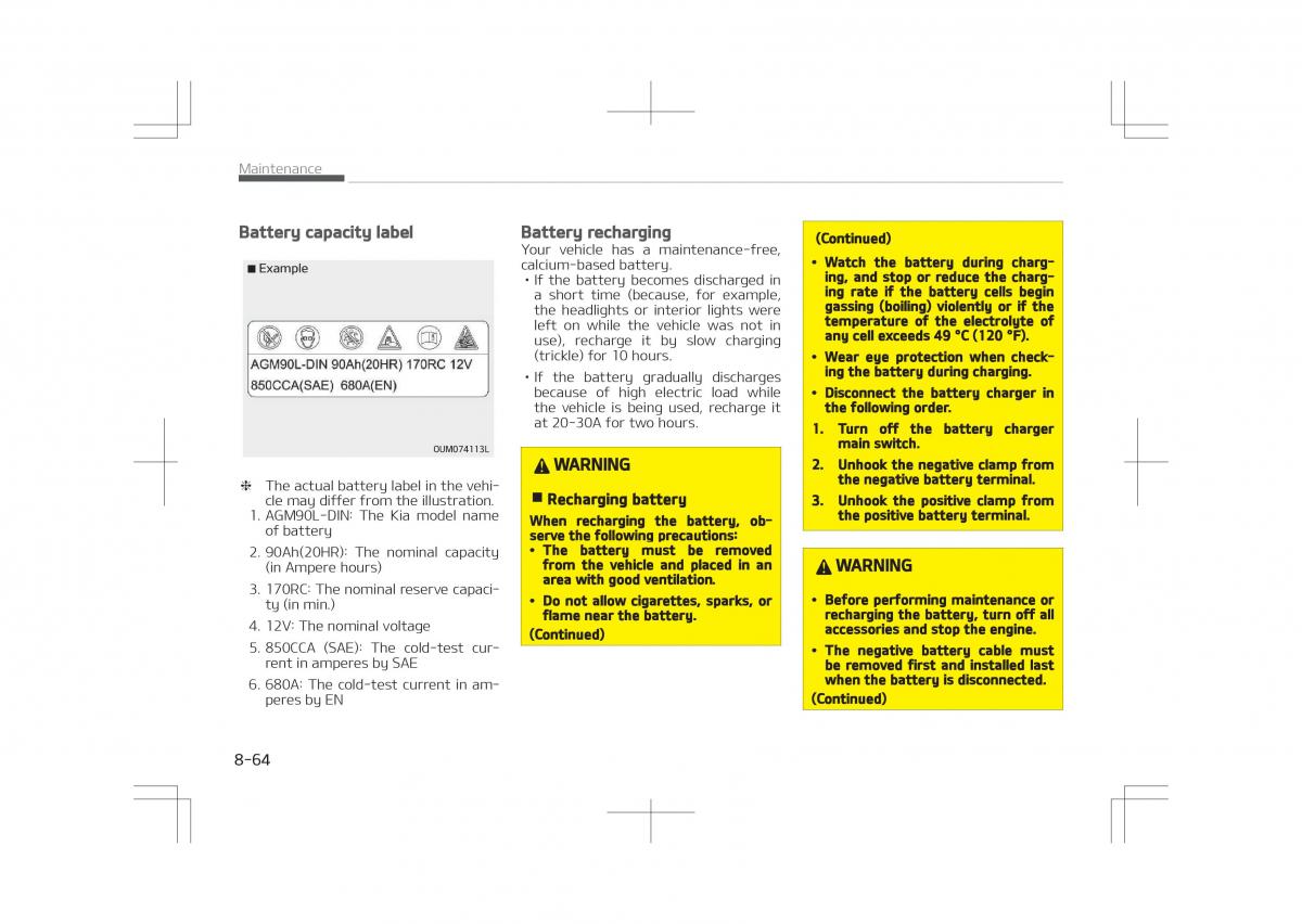 Kia Optima IV 4 owners manual / page 650