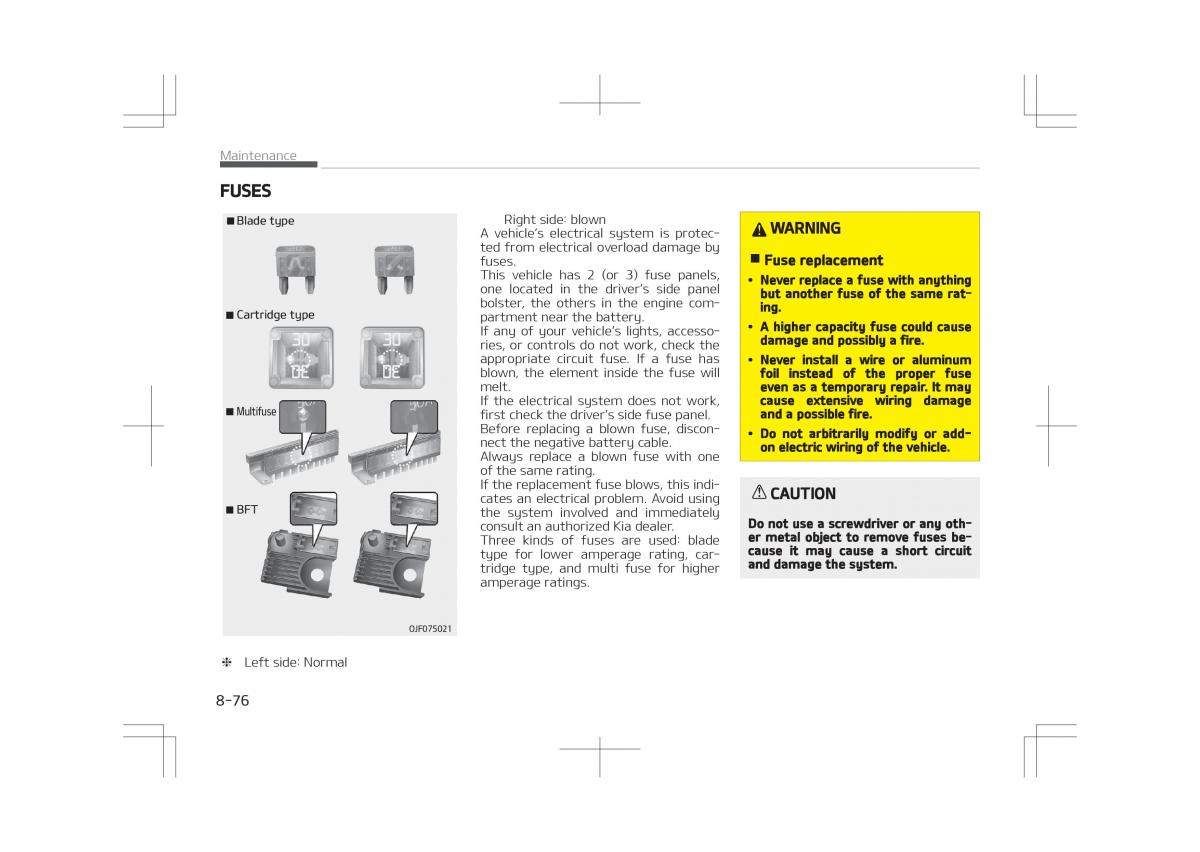 Kia Optima IV 4 owners manual / page 662