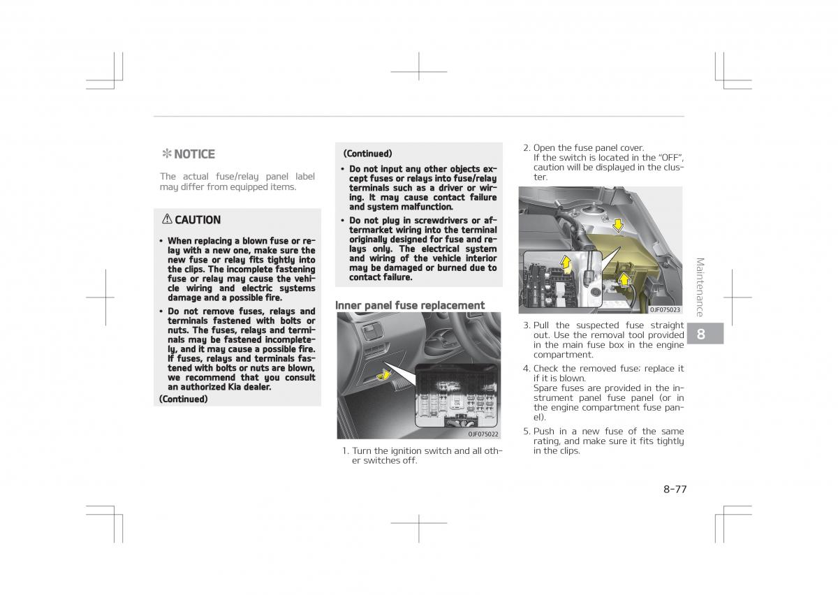 Kia Optima IV 4 owners manual / page 663