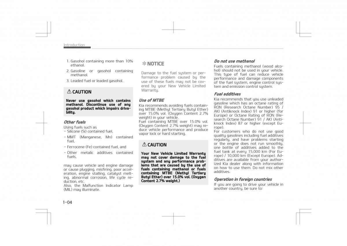 Kia Optima IV 4 owners manual / page 8