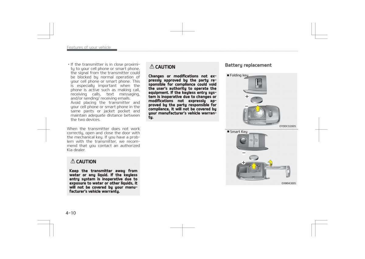 Kia Optima IV 4 owners manual / page 100