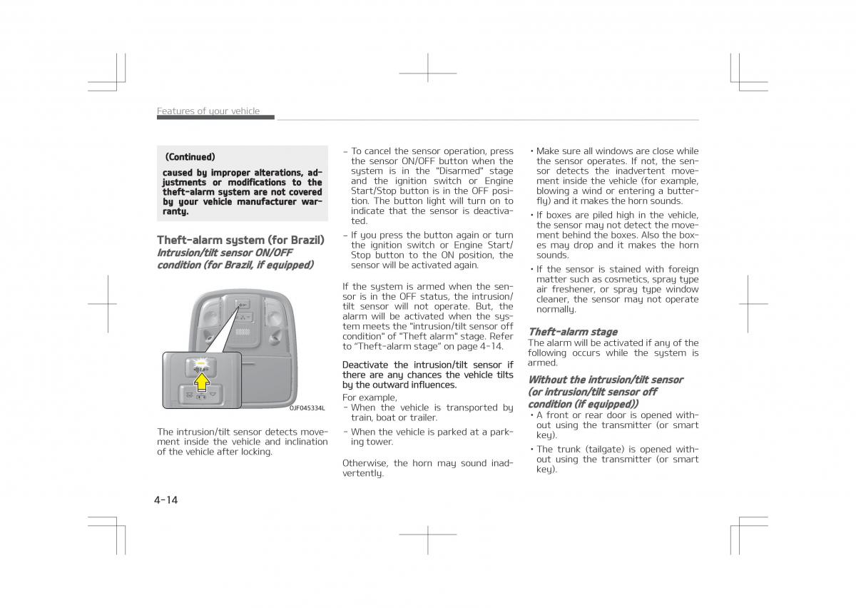 Kia Optima IV 4 owners manual / page 104