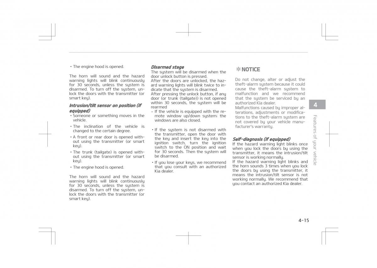 Kia Optima IV 4 owners manual / page 105