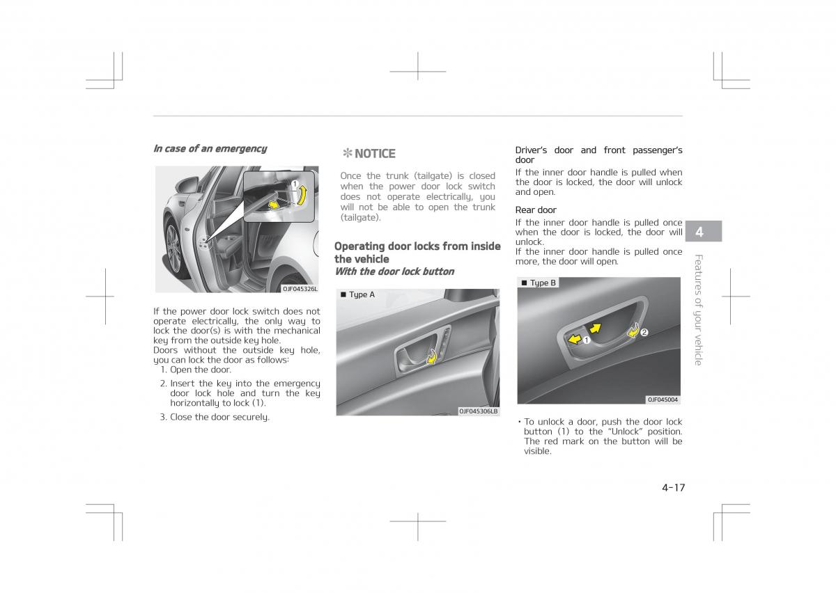 Kia Optima IV 4 owners manual / page 107