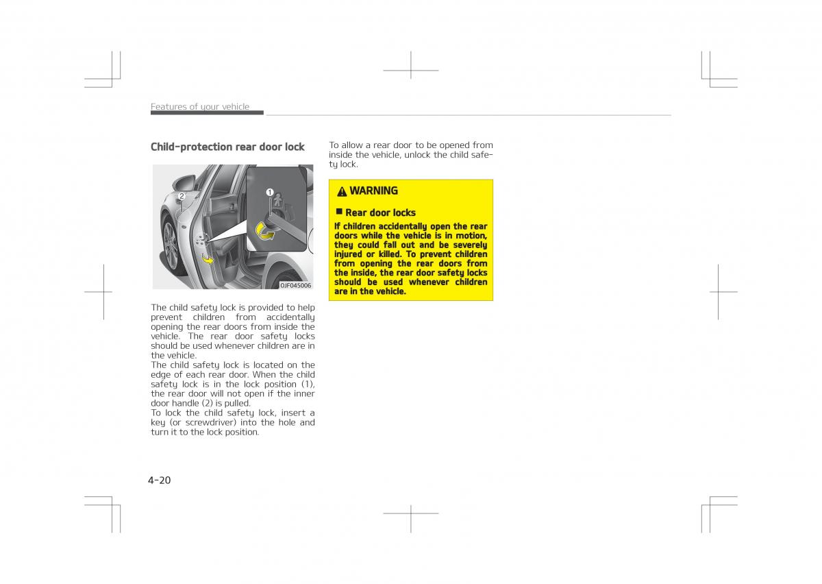 Kia Optima IV 4 owners manual / page 110