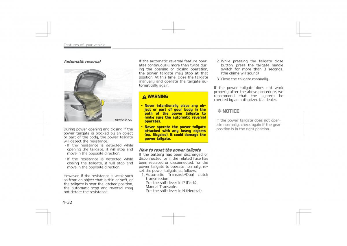 Kia Optima IV 4 owners manual / page 122