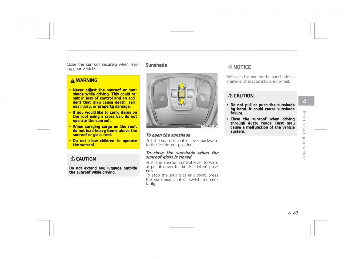 Kia Optima IV 4 owners manual / page 137