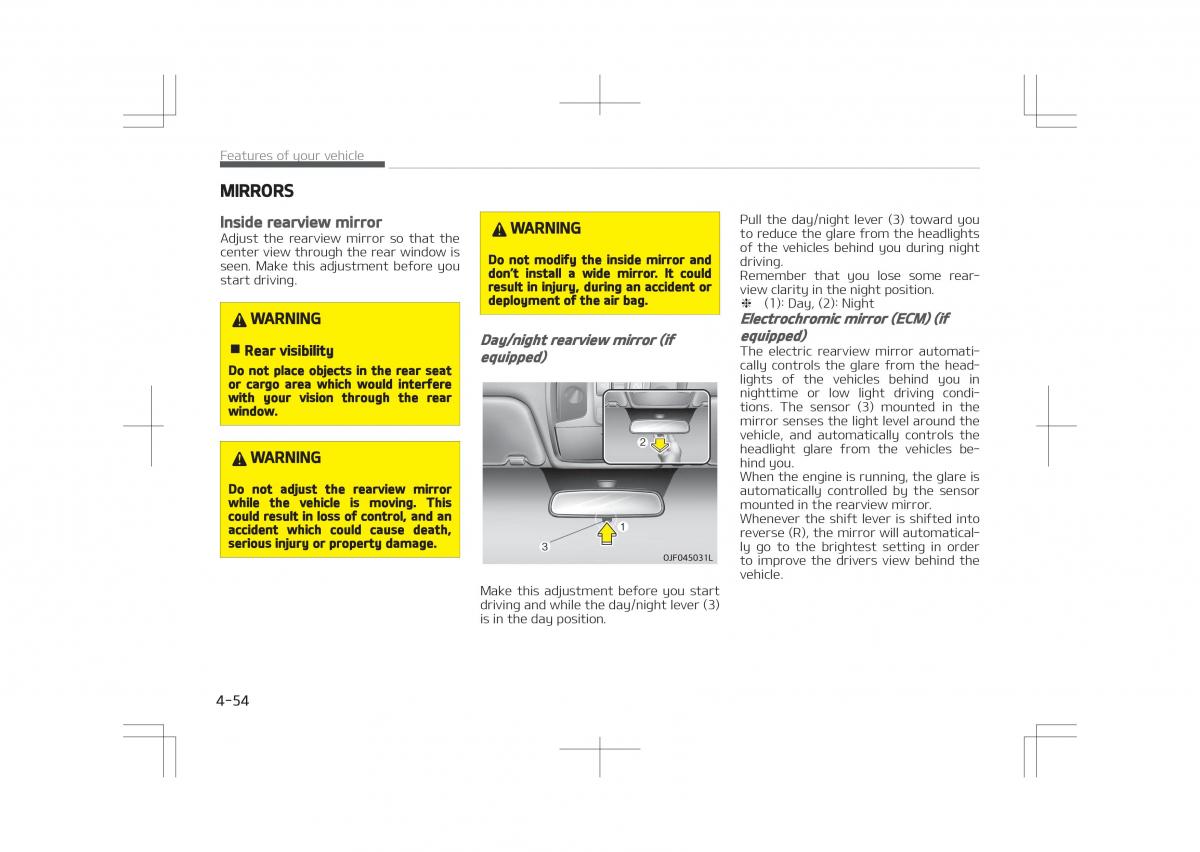 Kia Optima IV 4 owners manual / page 144