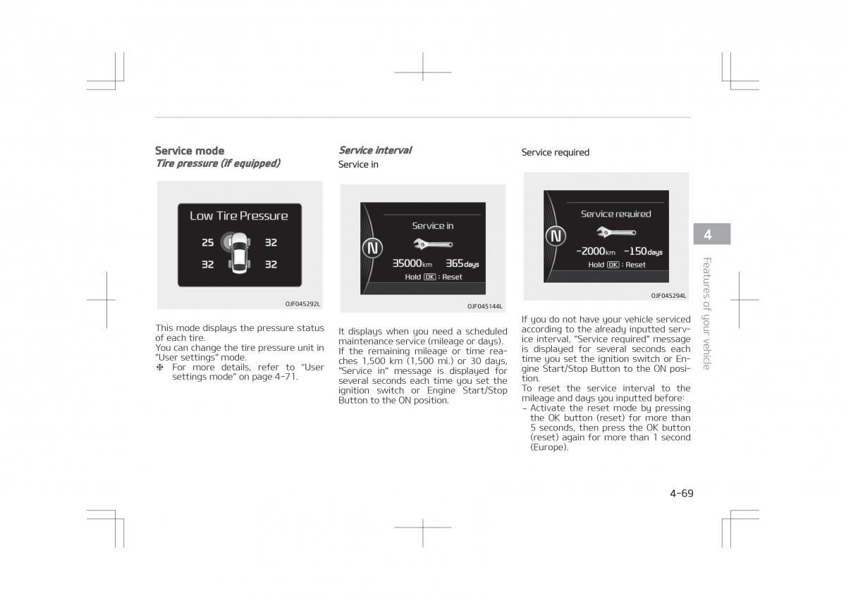 Kia Optima IV 4 owners manual / page 159