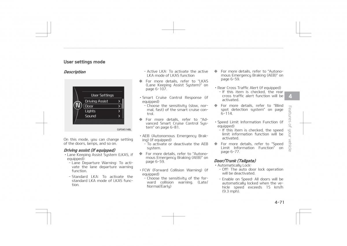 Kia Optima IV 4 owners manual / page 161