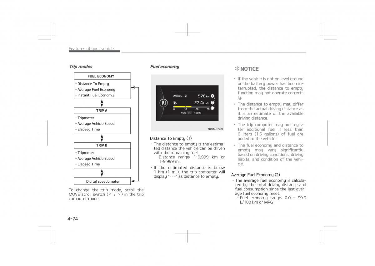 Kia Optima IV 4 owners manual / page 164