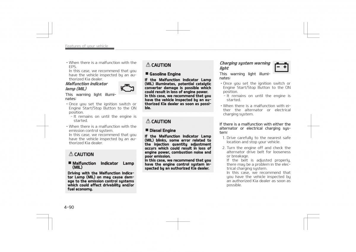 Kia Optima IV 4 owners manual / page 180