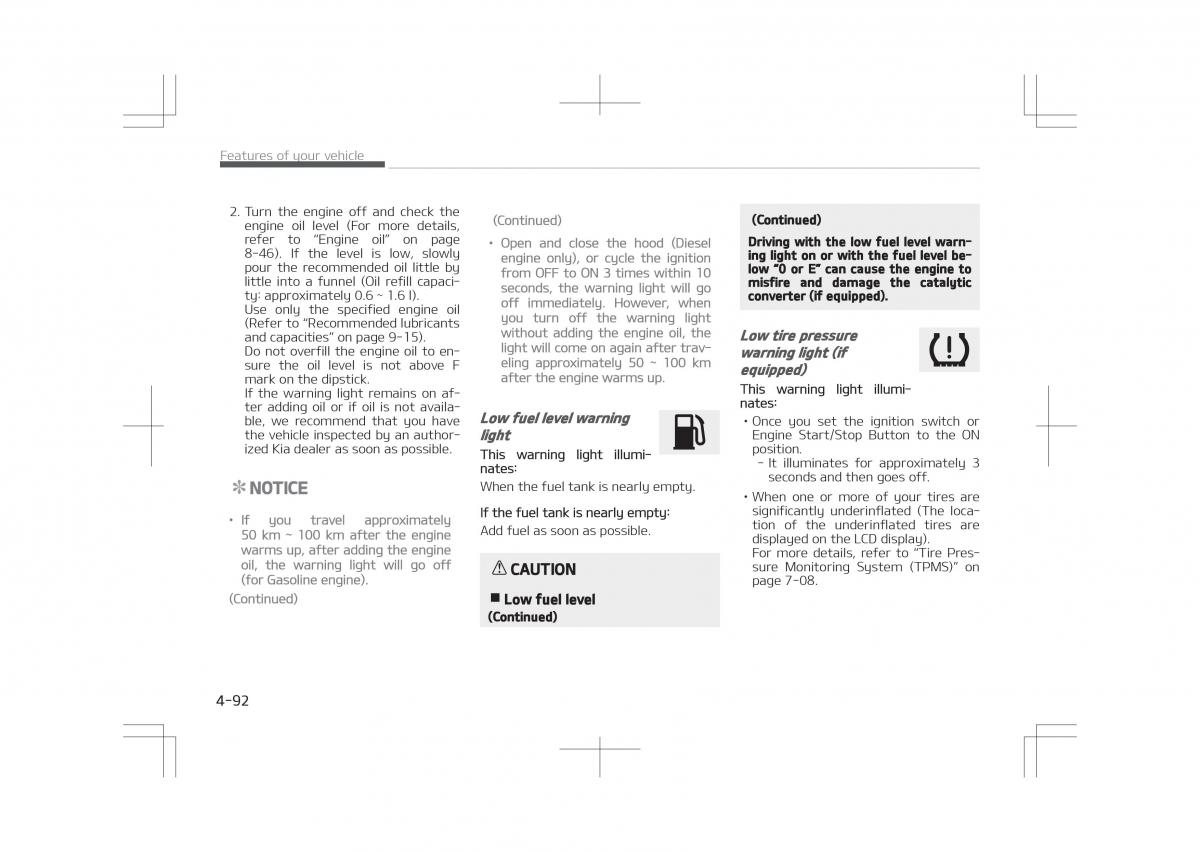 Kia Optima IV 4 owners manual / page 182