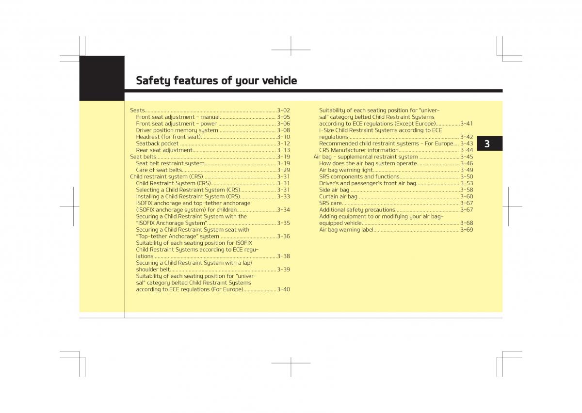 Kia Optima IV 4 owners manual / page 21